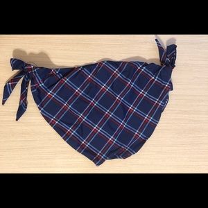 Old Navy blue striped bikini bottom